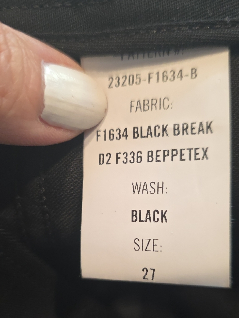 NWT $328 CITIZENS OF HUMANITY AYLA BLACK POLISH TROUSER PANTS SIZE W27 - Picture 9 of 9